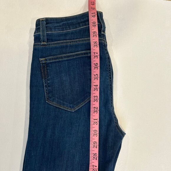 Paige Denim Flare Jeans Size 25 Dark Wash | Premium Stretch Bootcut Mid Rise - Picture 10 of 11